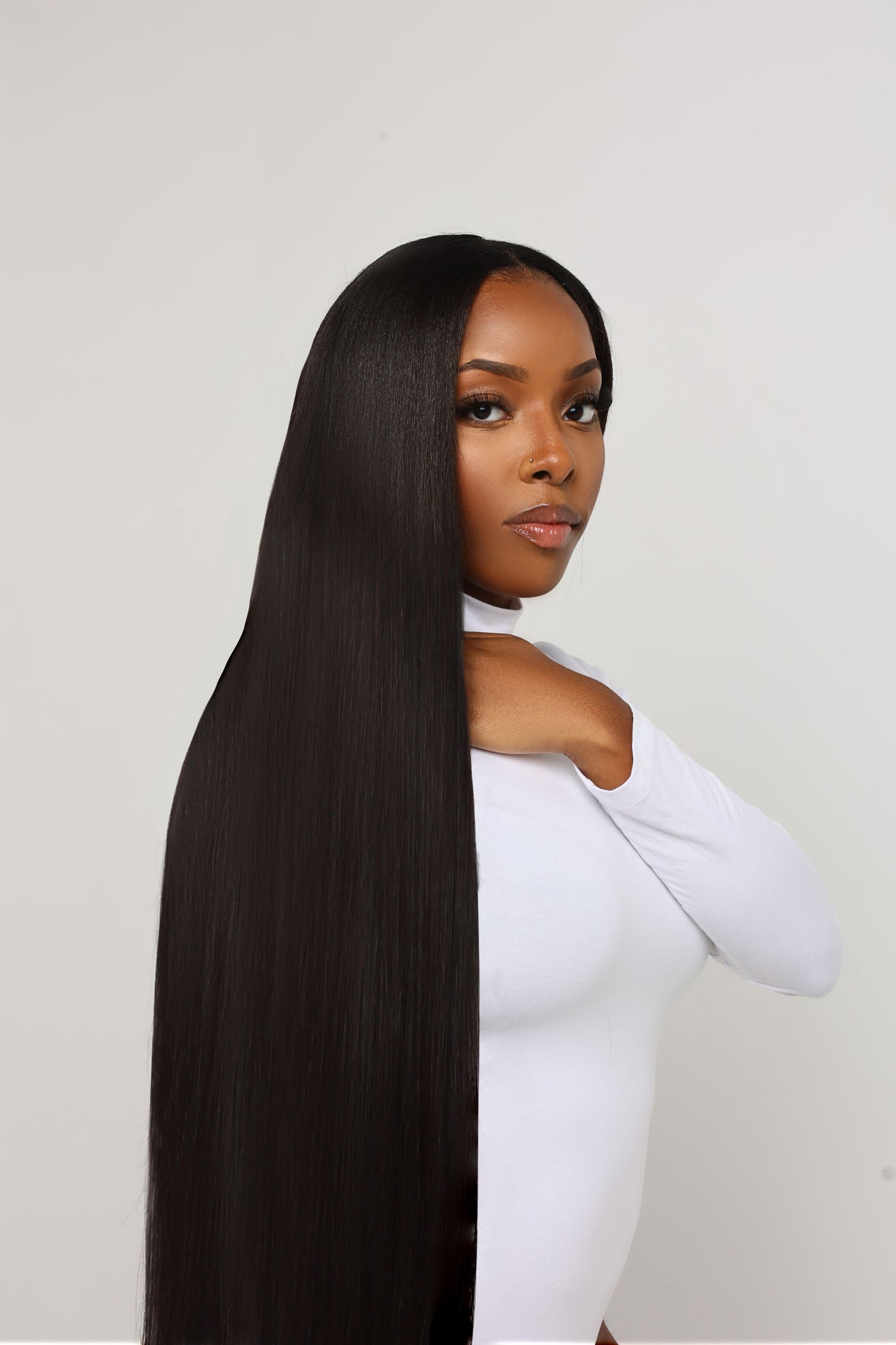 Natural Color Frontal Wig 28"