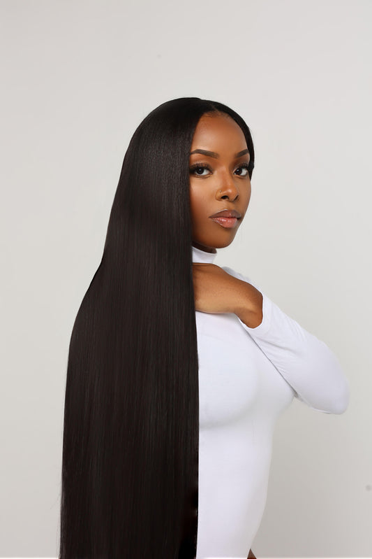 Natural Color Frontal Wig 28"