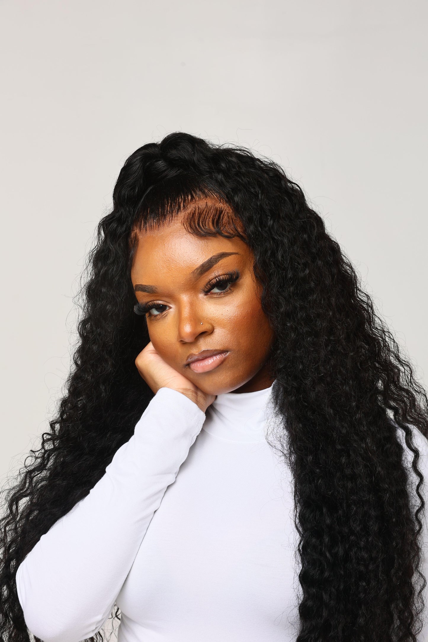 Deep Wave Frontal Wigs 28"