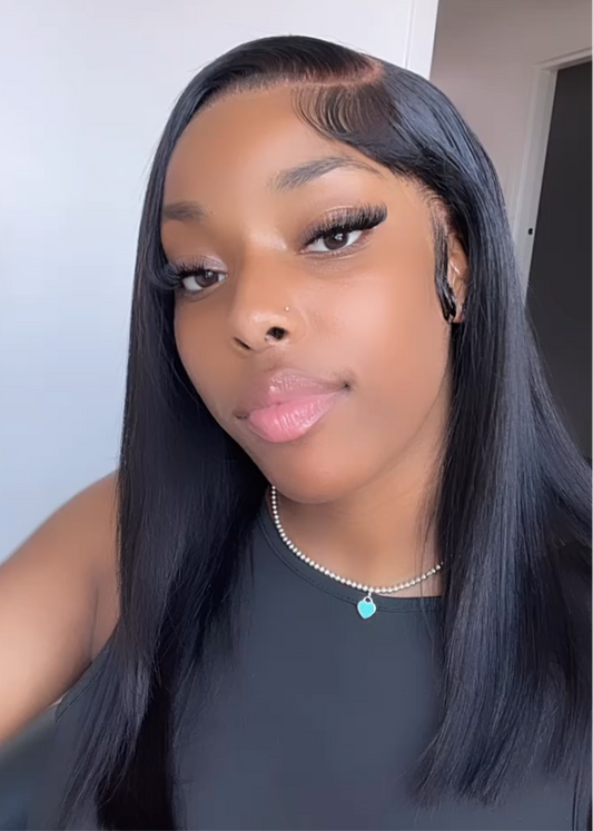Natural Color Frontal Wig 22”